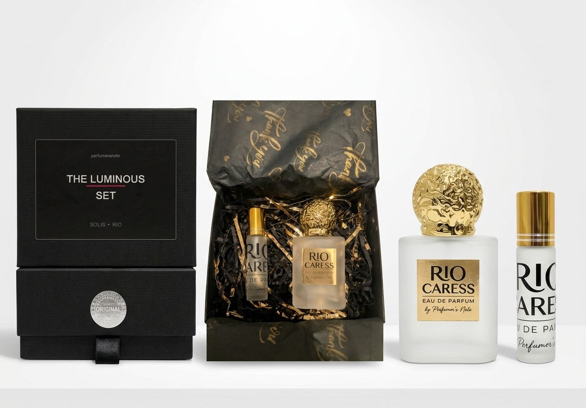 Rio Caress Eau de Parfum – Incense, Orchid & Tonka Bean – 10ml / 30ml / 50ml | Perfumers Note