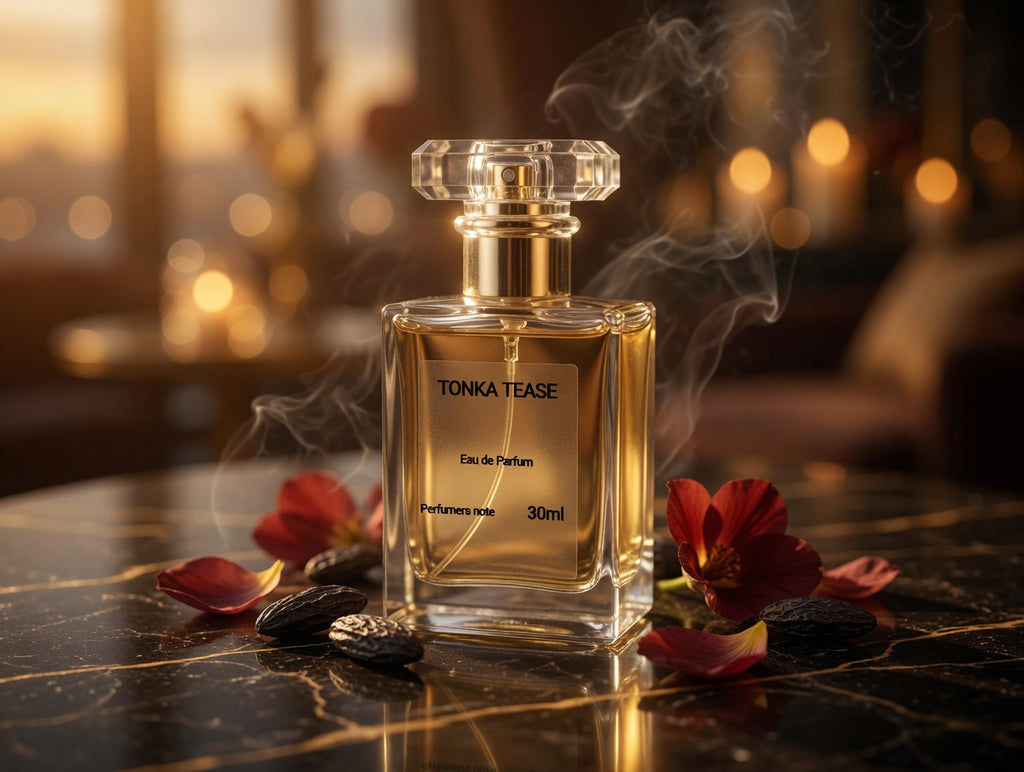 Tonka Tease Unisex Eau de Parfum – Coffee, Tonka & Vanilla – 30ml / 50ml | Perfumers Note